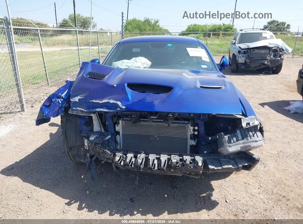 2C3CDZAG3KH680500 2019 DODGE CHALLENGER Синий Вид задней части салона