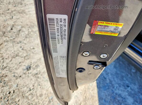2C3CDZAG3MH597474 2021 DODGE CHALLENGER Charcoal Engine compartment view