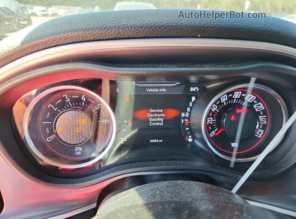 2C3CDZAG3MH597474 2021 DODGE CHALLENGER Charcoal Instrument cluster view