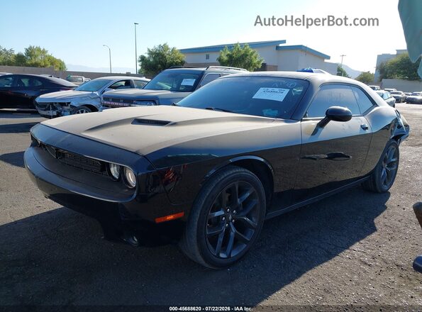 2C3CDZAG3NH108461 2022 DODGE CHALLENGER Черный Передняя левая четверть