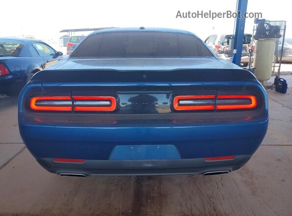 2C3CDZAG3NH257498 2022 DODGE CHALLENGER Blue Հետևի տեսք