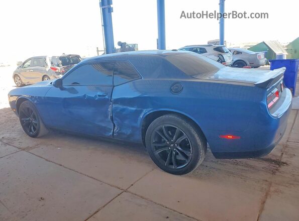 2C3CDZAG3NH257498 2022 DODGE CHALLENGER Blue Հետևի ձախ