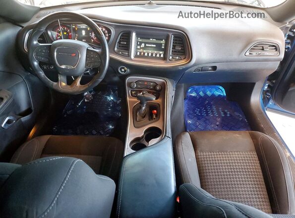 2C3CDZAG3NH257498 2022 DODGE CHALLENGER Blue Առջևի վահանակի տեսք