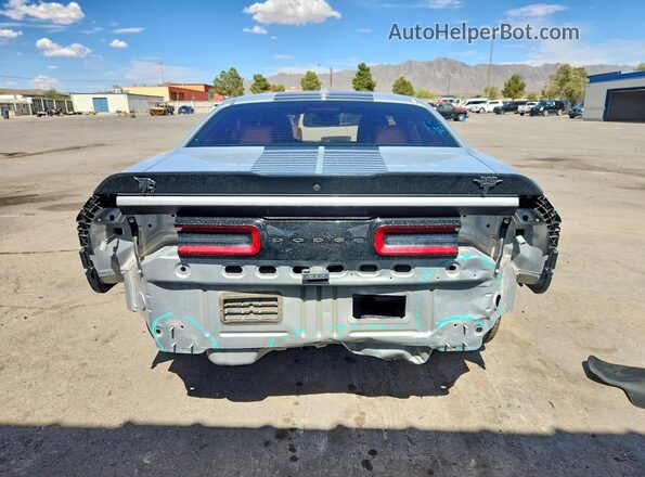 2C3CDZAG3PH637654 2023 DODGE CHALLENGER Silver უკანა ხედი
