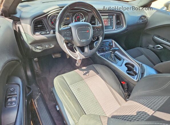 2C3CDZAG4GH145425 2016 DODGE CHALLENGER Black Widok deski rozdzielczej