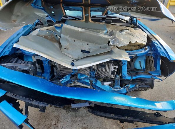 2C3CDZAG4GH162953 2016 DODGE CHALLENGER Blue Vista interior trasera