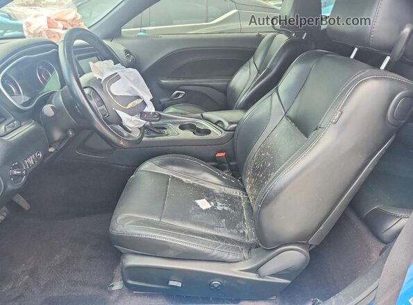 2C3CDZAG4GH162953 2016 DODGE CHALLENGER Blue Vista interior delantera