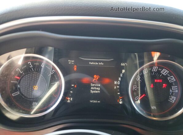 2C3CDZAG4GH323446 2016 DODGE CHALLENGER White Instrument cluster view