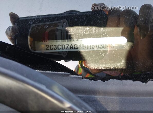 2C3CDZAG4HH503043 2017 DODGE CHALLENGER Черный Вид подкапотного пространства