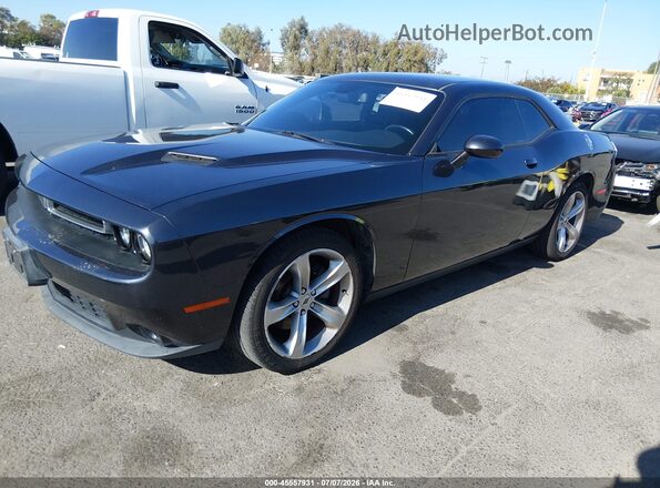 2C3CDZAG4HH503043 2017 DODGE CHALLENGER Черный Передняя левая четверть