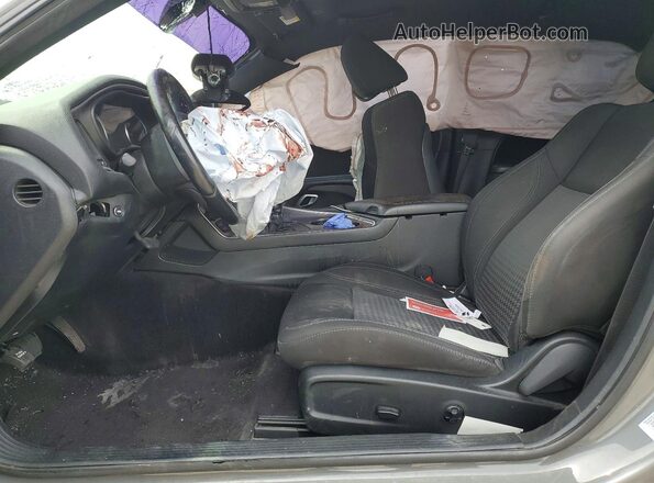 2C3CDZAG4HH627149 2017 DODGE CHALLENGER Gray Widok wnętrza z przodu