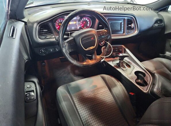 2C3CDZAG4HH658949 2017 DODGE CHALLENGER Black Առջևի վահանակի տեսք