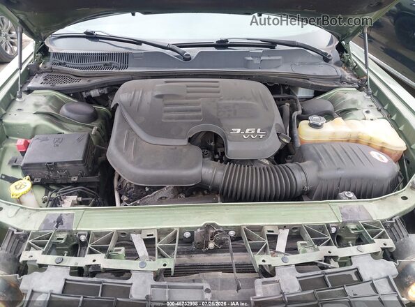 2C3CDZAG4JH161986 2018 DODGE CHALLENGER Green Հետևի տեսք