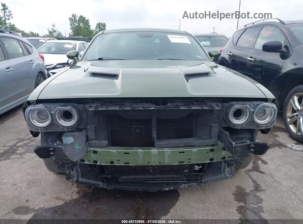 2C3CDZAG4JH161986 2018 DODGE CHALLENGER Green Սալոնի հետևի տեսք