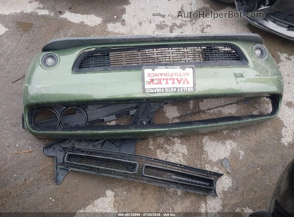 2C3CDZAG4JH161986 2018 DODGE CHALLENGER Green Սարքավորումների վահանակի տեսք