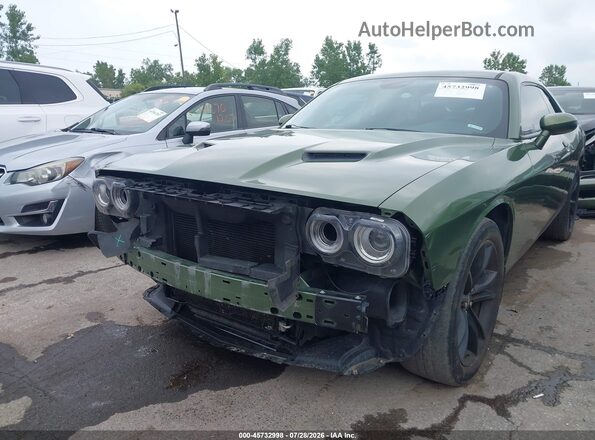2C3CDZAG4JH161986 2018 DODGE CHALLENGER Green Դիմացի տեսք