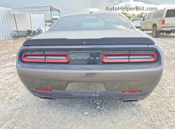 2C3CDZAG4JH204724 2018 DODGE CHALLENGER Gray Вид ззаду