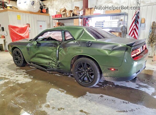 2C3CDZAG4JH251350 2018 DODGE CHALLENGER Green Задня ліва чверть