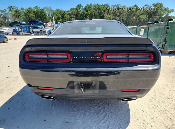 2C3CDZAG4KH699850 2019 DODGE CHALLENGER Black უკანა ხედი