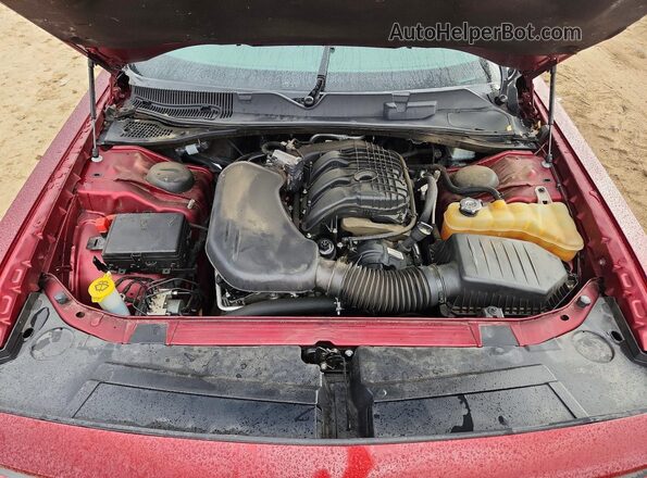 2C3CDZAG4MH552513 2021 DODGE CHALLENGER Burgundy უკანა სალონის ხედი
