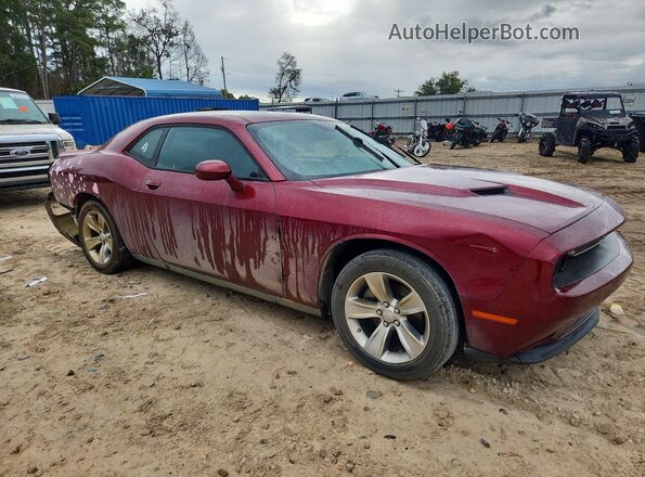 2C3CDZAG4MH552513 2021 DODGE CHALLENGER Burgundy წინა მარჯვენა