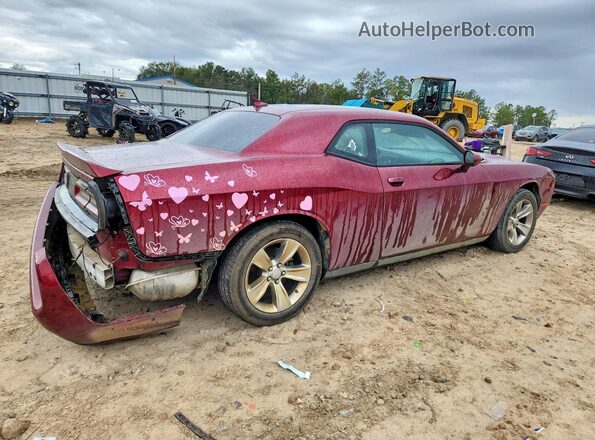2C3CDZAG4MH552513 2021 DODGE CHALLENGER Burgundy უკანა მარჯვენა