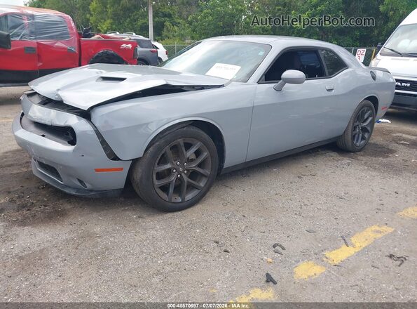 2C3CDZAG4NH226700 2022 DODGE CHALLENGER Gray Front left