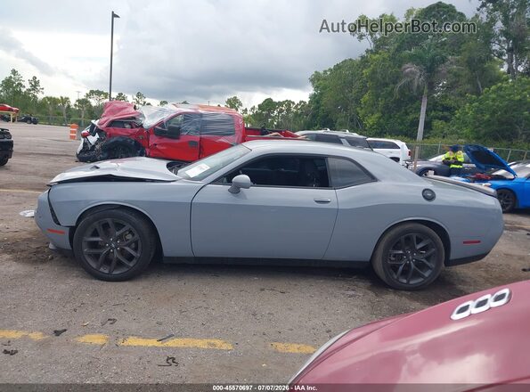 2C3CDZAG4NH226700 2022 DODGE CHALLENGER Gray 360 interior view