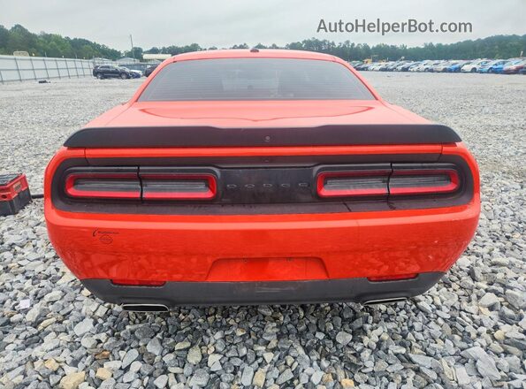 2C3CDZAG4NH258014 2022 DODGE CHALLENGER Orange Вид ззаду