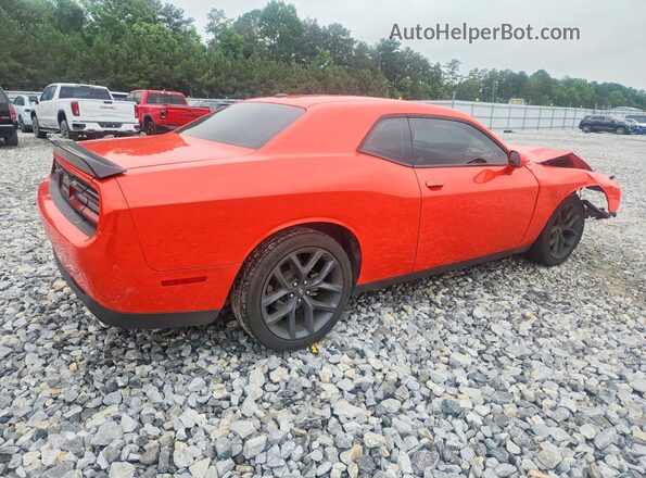 2C3CDZAG4NH258014 2022 DODGE CHALLENGER Orange Задня права чверть