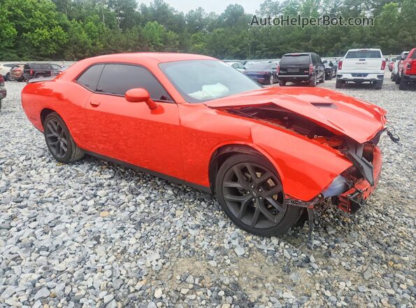 2C3CDZAG4NH258014 2022 DODGE CHALLENGER Orange Передня права чверть