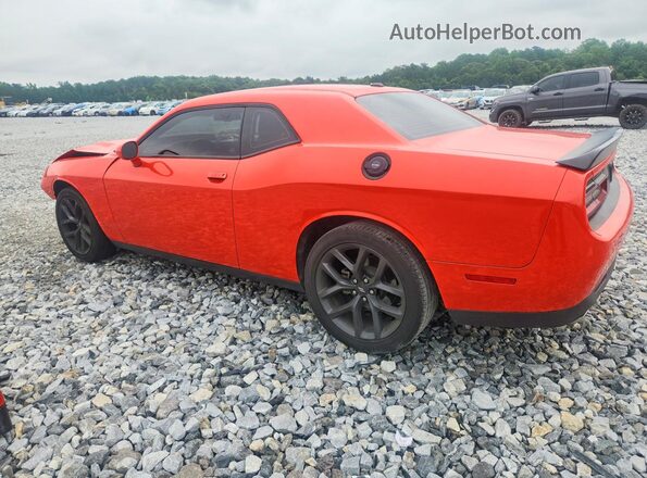 2C3CDZAG4NH258014 2022 DODGE CHALLENGER Orange Задня ліва чверть