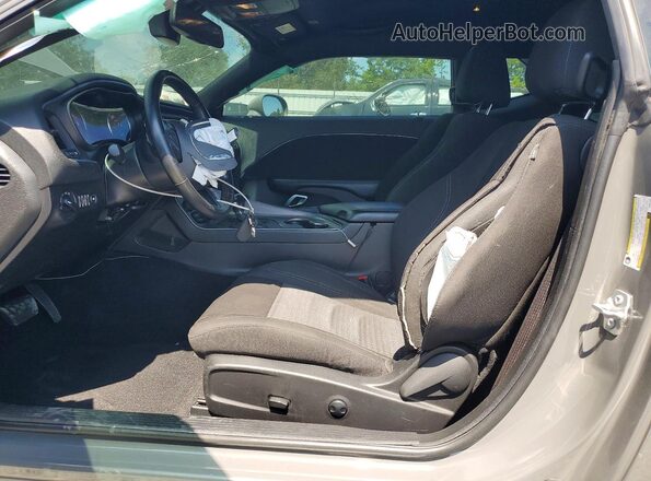 2C3CDZAG4PH601990 2023 DODGE CHALLENGER Gray Front interior view