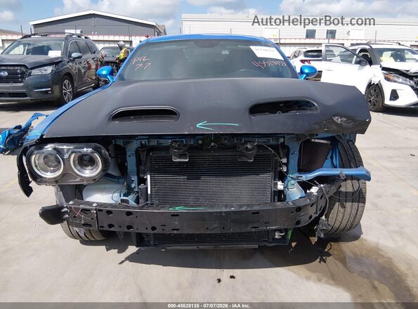 2C3CDZAG4PH653460 2023 DODGE CHALLENGER Blue Widok z przodu