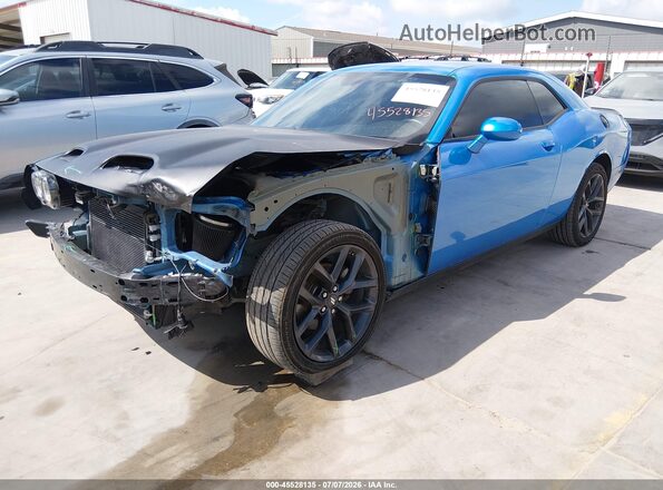 2C3CDZAG4PH653460 2023 DODGE CHALLENGER Blue Przód lewy