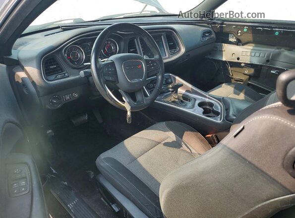 2C3CDZAG5GH101126 2016 DODGE CHALLENGER Black Dashboard view