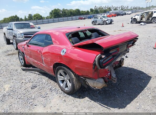 2C3CDZAG5GH256582 2016 DODGE CHALLENGER Red Tył lewy