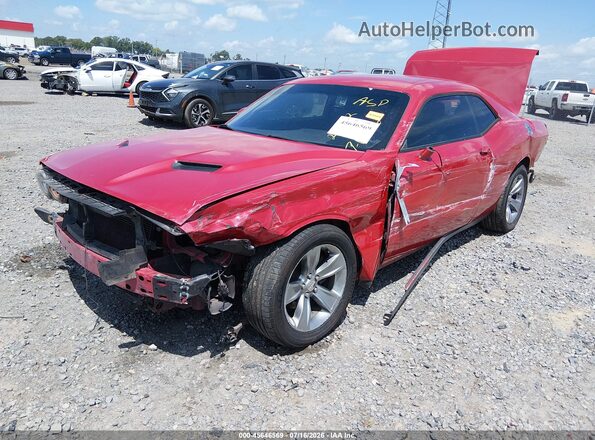 2C3CDZAG5GH256582 2016 DODGE CHALLENGER Red Przód lewy