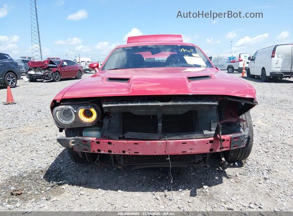 2C3CDZAG5GH256582 2016 DODGE CHALLENGER Red Widok zestawu wskaźników