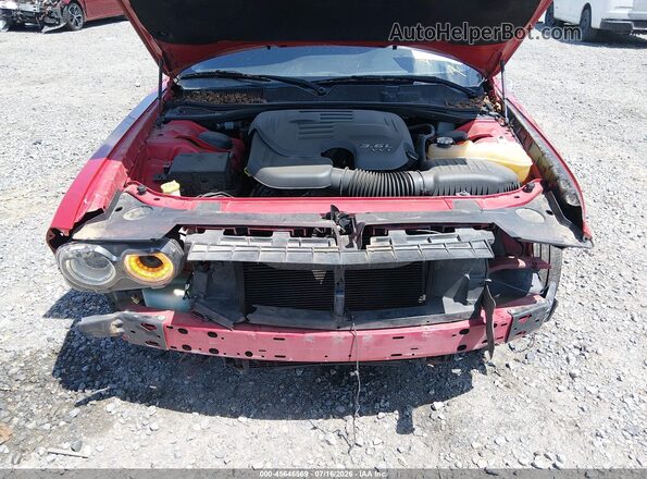 2C3CDZAG5GH256582 2016 DODGE CHALLENGER Red Widok z tyłu