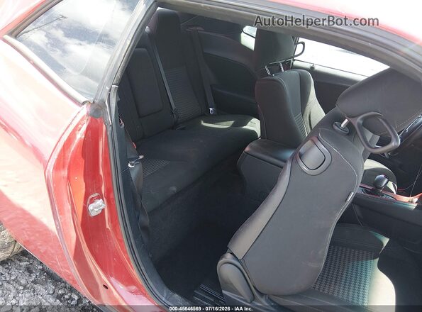 2C3CDZAG5GH256582 2016 DODGE CHALLENGER Red Widok naklejki z numerem VIN