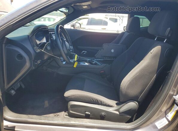 2C3CDZAG5GH264617 2016 DODGE CHALLENGER Gray წინა სალონის ხედი