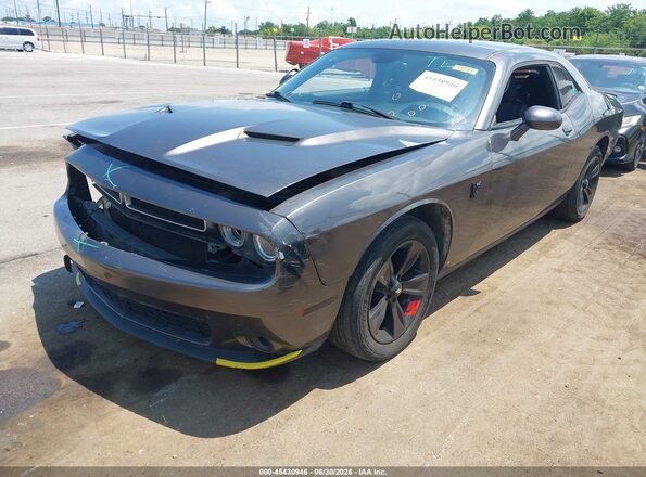 2C3CDZAG5GH301438 2016 DODGE CHALLENGER Gray Առջևի ձախ երեք քառորդ տեսարան
