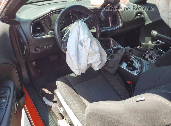 2C3CDZAG5GH345343 2016 DODGE CHALLENGER Orange წინა პანელის ხედი