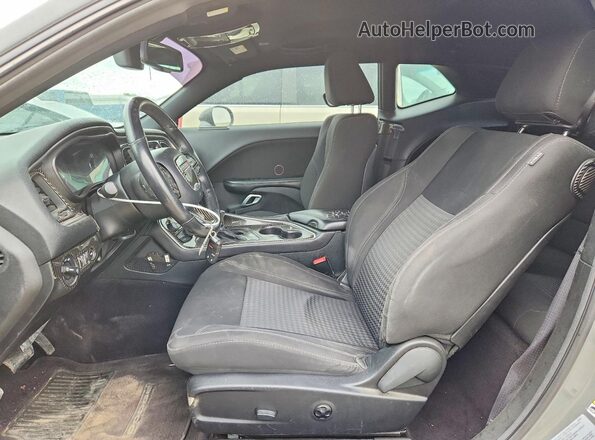 2C3CDZAG5HH532020 2017 DODGE CHALLENGER Gray Front interior view