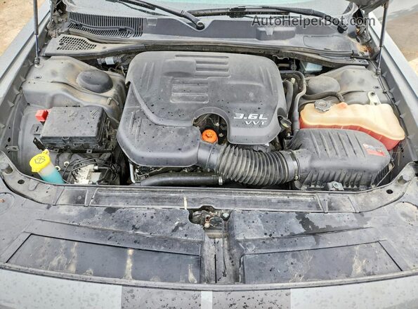 2C3CDZAG5HH532020 2017 DODGE CHALLENGER Gray Rear interior view