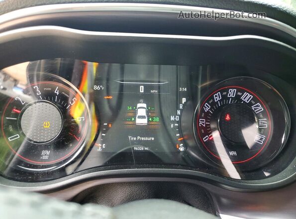 2C3CDZAG5JH131606 2018 DODGE CHALLENGER Gray Vista del cuadro de instrumentos