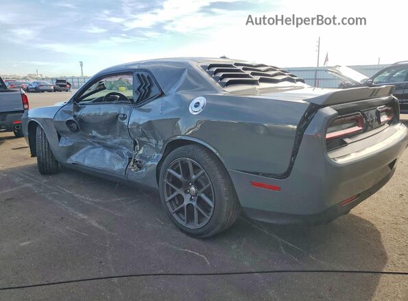 2C3CDZAG5JH314486 2018 DODGE CHALLENGER Gray Задня ліва чверть