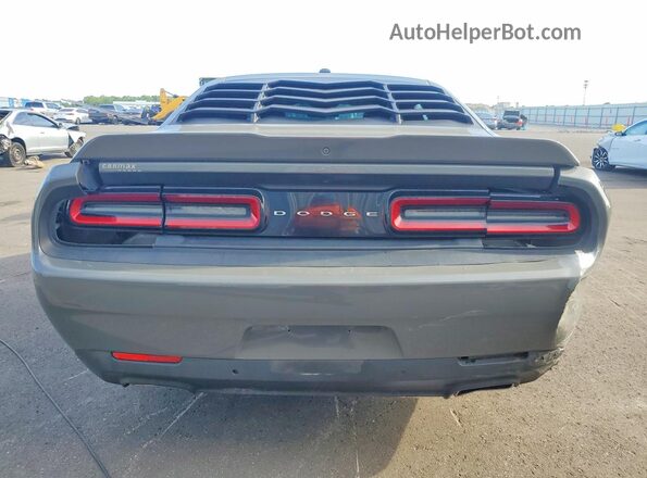 2C3CDZAG5JH314486 2018 DODGE CHALLENGER Gray Вид ззаду
