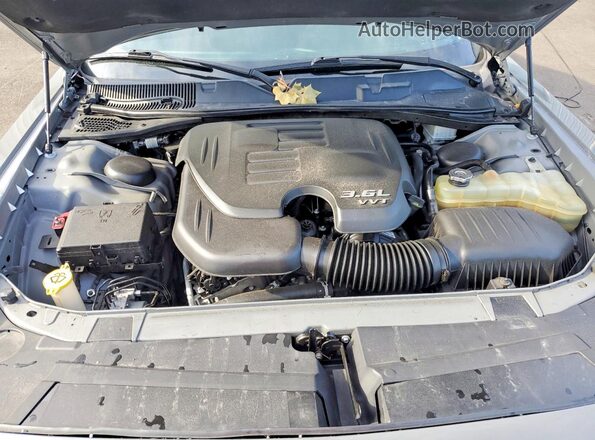 2C3CDZAG5JH314486 2018 DODGE CHALLENGER Gray Вид задньої частини салону